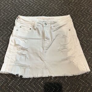 American Eagle Outfitters White Mini Skirt